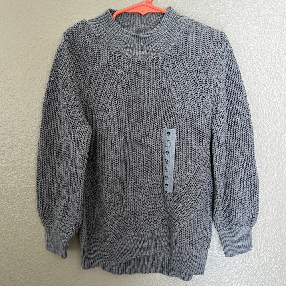 NEW Old Navy Girls Gray Sweater Size XS (5) NWT